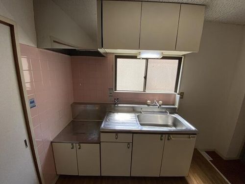大阪府大阪市旭区清水5丁目(マンション)の賃貸物件のキッチン