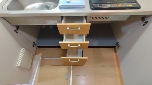 兵庫県川西市栄根2丁目(アパート)の賃貸物件のキッチン