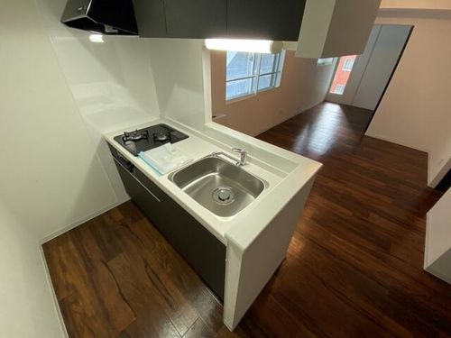 北海道札幌市中央区南十条西1丁目(マンション)の賃貸物件のキッチン