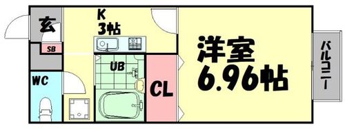 プレジール りんくうの間取り