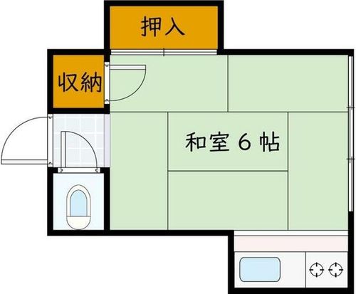 大阪府豊中市庄内西町2丁目(マンション)の賃貸物件の間取り