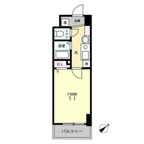 エスリードコート難波ウエスト(旧ARCENCIEL SQUARE)の間取り
