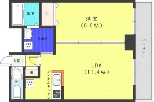北海道札幌市中央区南三条西8丁目(マンション)の賃貸物件の間取り