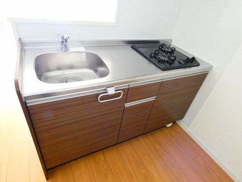福岡県筑紫野市二日市中央6丁目(マンション)の賃貸物件のキッチン