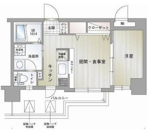福岡県福岡市南区大楠2丁目(マンション)の賃貸物件の間取り