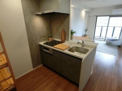 福岡県福岡市東区水谷2丁目(マンション)の賃貸物件のキッチン
