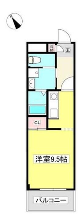 シーサイドハウス大島504の間取り