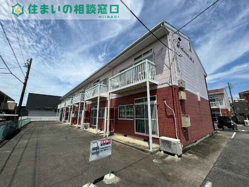 愛知県岡崎市上地町字赤菱(アパート)の賃貸物件の外観