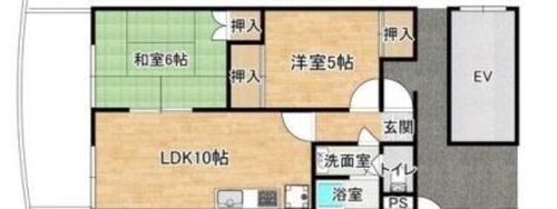 ルポゼ御勝山の間取り