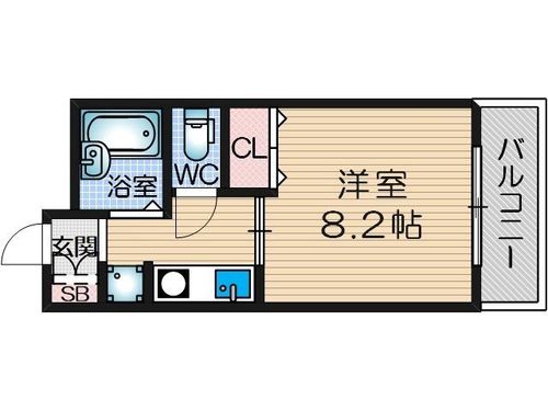 アーバンハイム大空105の間取り
