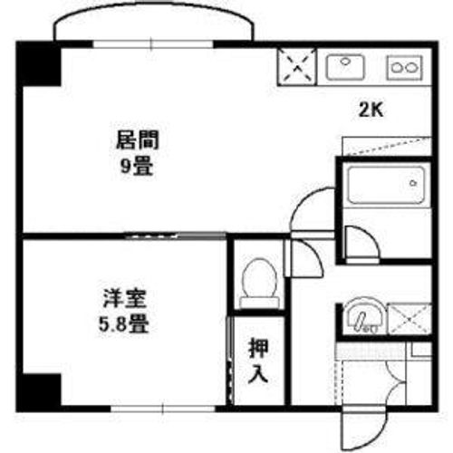 北海道札幌市西区琴似一条6丁目(マンション)の賃貸物件の間取り