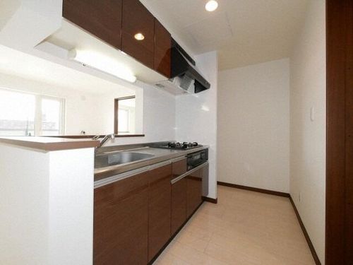 北海道札幌市西区山の手四条7丁目(アパート)の賃貸物件のキッチン