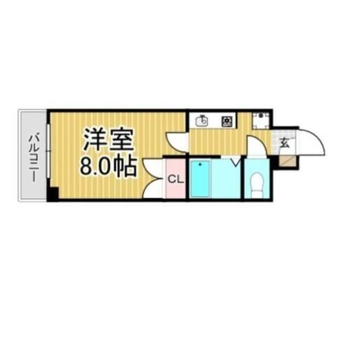 福岡県大野城市雑餉隈町1丁目(マンション)の賃貸物件の間取り