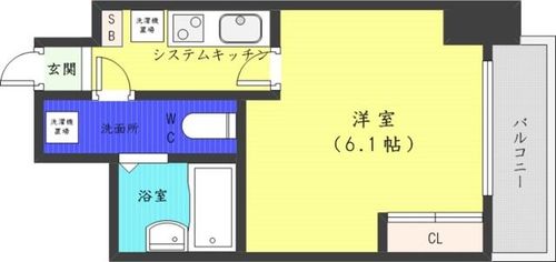 北海道札幌市中央区南二条西6丁目(マンション)の賃貸物件の間取り