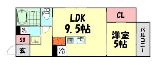 ステイザハウス日根野EASTの間取り