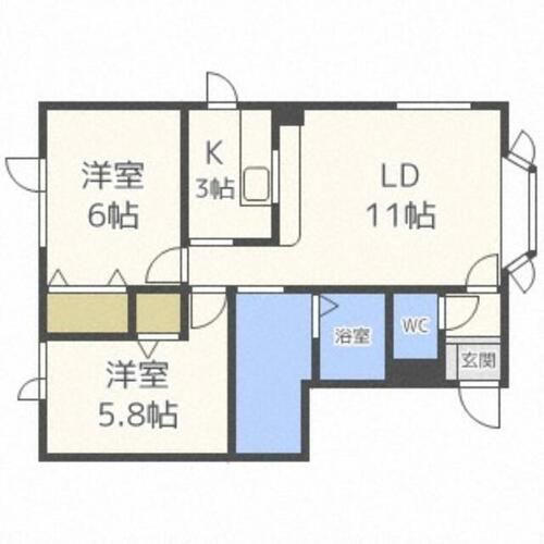 マーンハイムK102の間取り