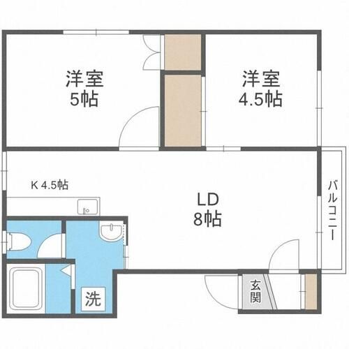 グロワール中の島102の間取り