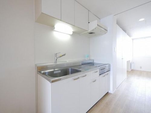 北海道札幌市中央区南十四条西7丁目(マンション)の賃貸物件のキッチン