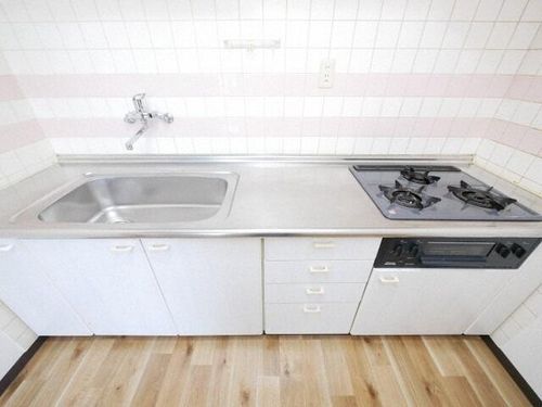 北海道札幌市中央区南十二条西1丁目(マンション)の賃貸物件のキッチン