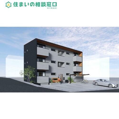 愛知県岡崎市稲熊町字4丁目(アパート)の賃貸物件の外観