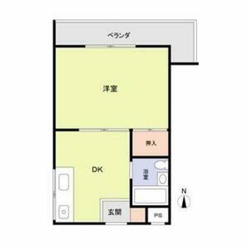 コーポ南野の間取り