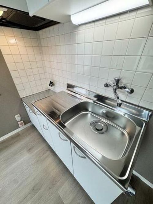 北海道札幌市豊平区平岸三条4丁目(マンション)の賃貸物件のキッチン