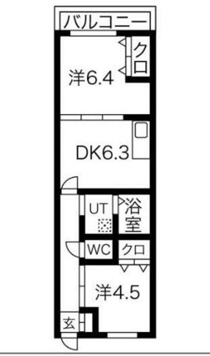 Vivid Field Osaka303の間取り