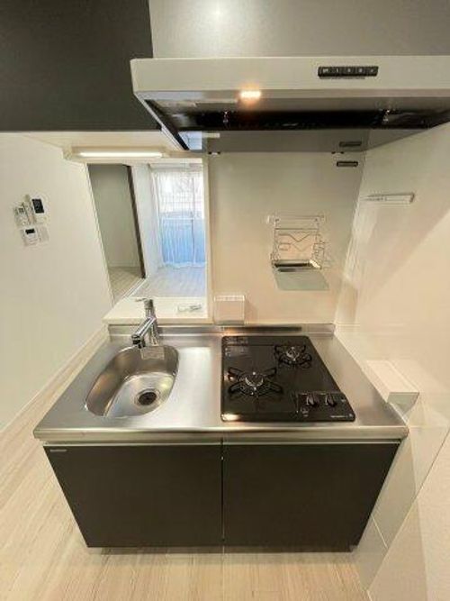 大阪府藤井寺市道明寺1丁目(アパート)の賃貸物件のキッチン