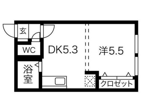 北海道札幌市手稲区前田八条13丁目(アパート)の賃貸物件の間取り
