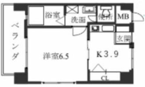 ミフネセントラルベア荒本の間取り