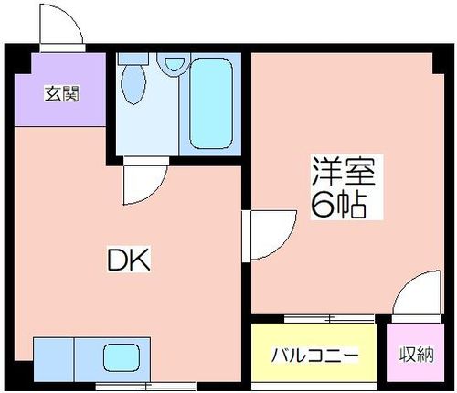 マツモトマンション203の間取り