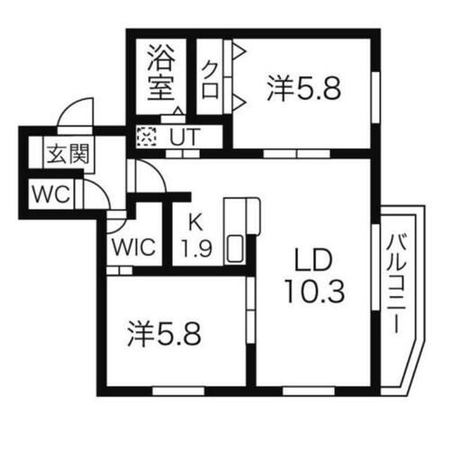 α・s澄川の間取り