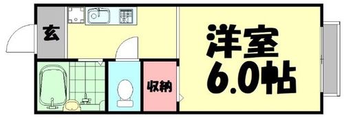 プレジールの間取り