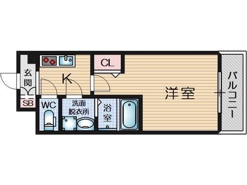 SOLASIAresidence千里丘509の間取り