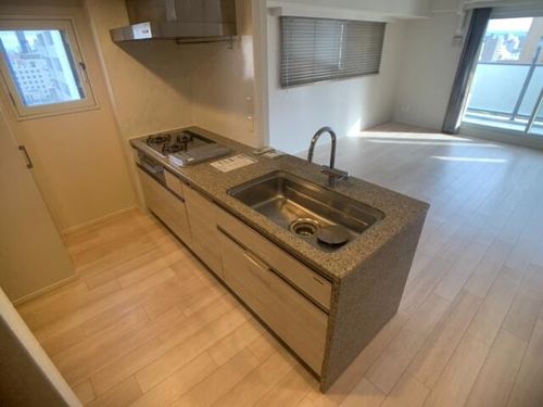 北海道札幌市中央区南一条西17丁目(マンション)の賃貸物件のキッチン