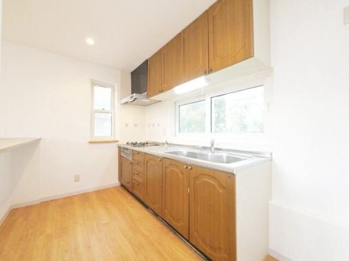 北海道札幌市中央区南二十三条西12丁目(一戸建)の賃貸物件のキッチン