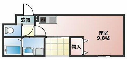 K-TSUCHIYAMA203の間取り