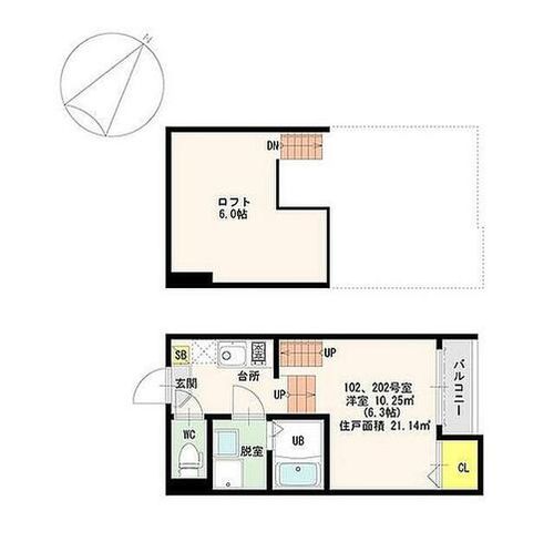 グランフィオーレ吉塚の間取り