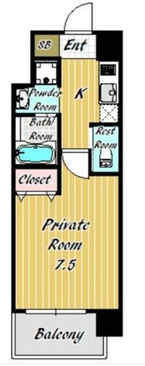 天王寺エルモの間取り