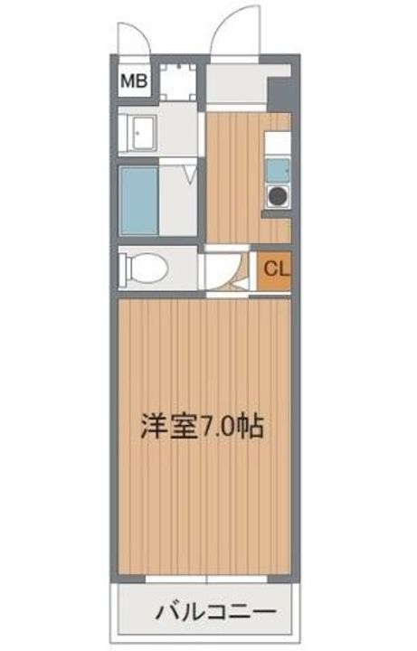 大阪府堺市北区北長尾町1丁(マンション)の賃貸物件の間取り
