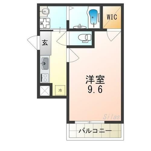 大阪府堺市堺区北向陽町1丁(アパート)の賃貸物件の間取り
