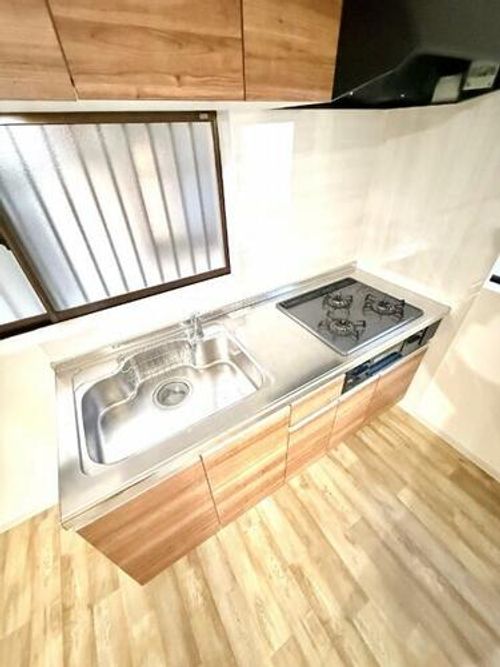 大阪府堺市西区宮下町(一戸建)の賃貸物件のキッチン