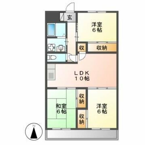 グランド三栄の間取り