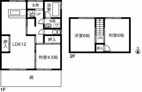 愛知県清須市廻間1丁目(一戸建)の賃貸物件2の間取り