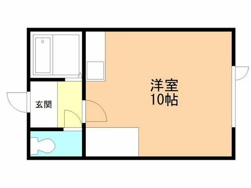 クリーンコーポ藍206の間取り