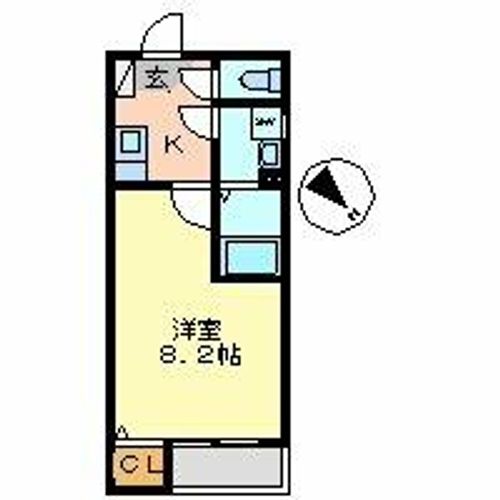 シャムロック熱田Wの間取り