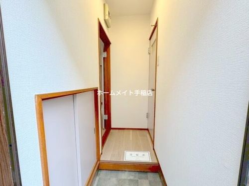 北海道札幌市手稲区新発寒五条7丁目(アパート)の賃貸物件の玄関