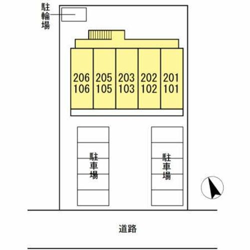 スカイハウス101の地図