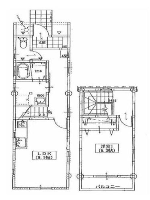 愛知県名古屋市南区三吉町4丁目(一戸建)の賃貸物件の間取り