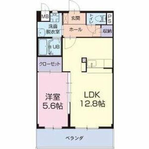 サンフラワー諏訪の間取り
